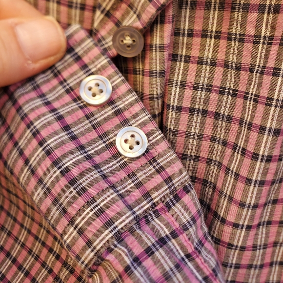 HUGO BOSS Men's Cotton Stretch Poplin Check Slim Fit Dress Shirt. - Picture 6 of 10